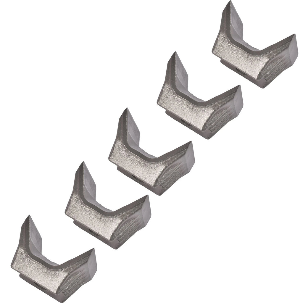 5Pcs Knife Teeth for Fecon Forestry Mulcher BH 62SS BH 74SS BH 85SS CEM36