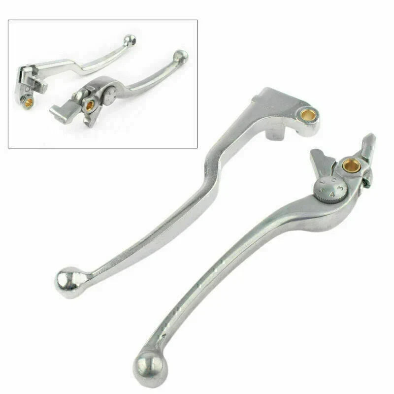 Chrome Brake Clutch Hand Levers for Yamaha YZF R1, R6, R6S (1999-2010)