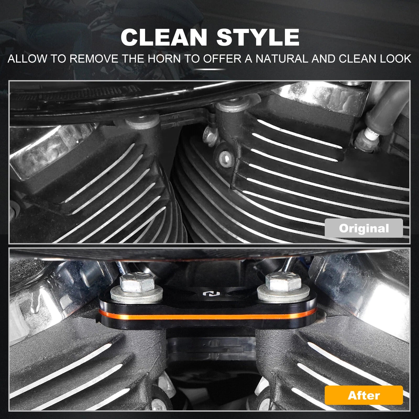 Aluminum Horn Replacement Plate 69000083 for Harley Street Glide FLHX (2017–2023)