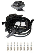 Ignition Wires & Spark Plugs Kit for Chevy V3500 (1990–1995)
