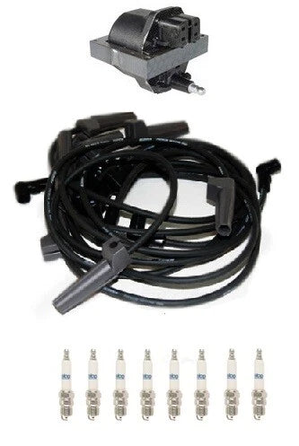 Ignition Wires & Spark Plugs Kit for Chevy V3500 (1990–1995)
