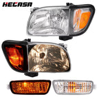 Headlight and Corner Signal Light Set for Toyota Tacoma (2001–2004)