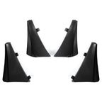 Set of 2 Mud Flaps for Corvette C8 (2020–2025) - XL Extended Black