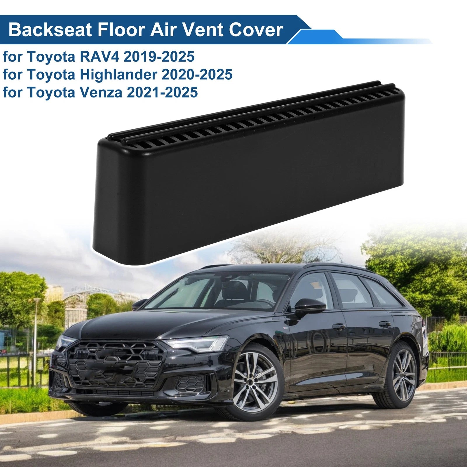 2X Under Seat Air Outlet Protection Cover for Toyota RAV4 (2019–2025)
