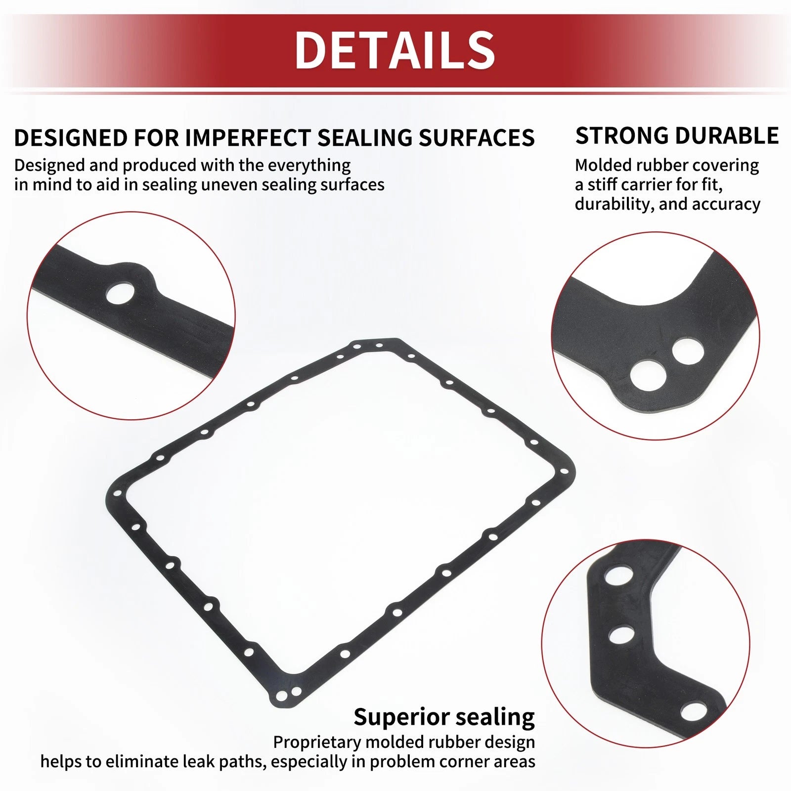 Oil Pan Gasket No.452284C000 for Kia Sorento (2005–2009), Borrego (2009)