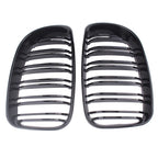 Pair Front Bumper Grille for BMW 1 Series E81 E82 E87 E88 (2007–2013) Black