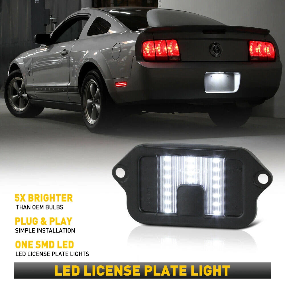 SMD LED Rear License Plate Light for Ford Mustang (2005–2009)