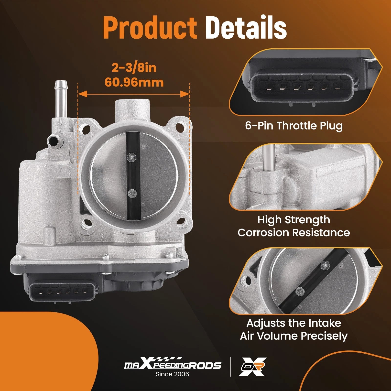 Fuel Injection Throttle Body for Nissan Versa Tiida Sentra NV200 Cube (1.8/2.0L)
