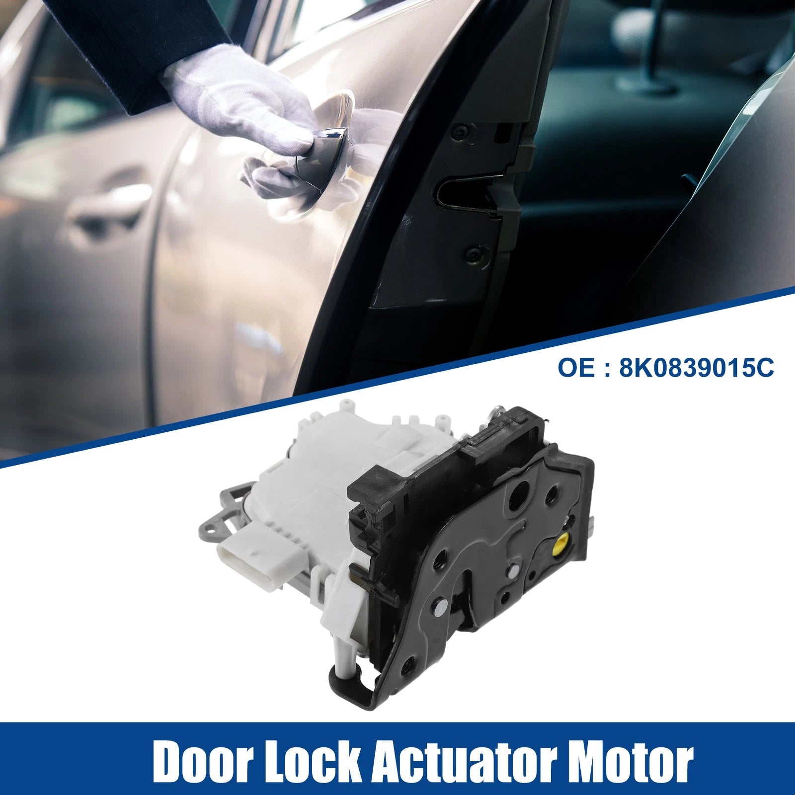 Rear Left Door Lock Actuator Motor for Audi A3 (2015) - 8V1837016A