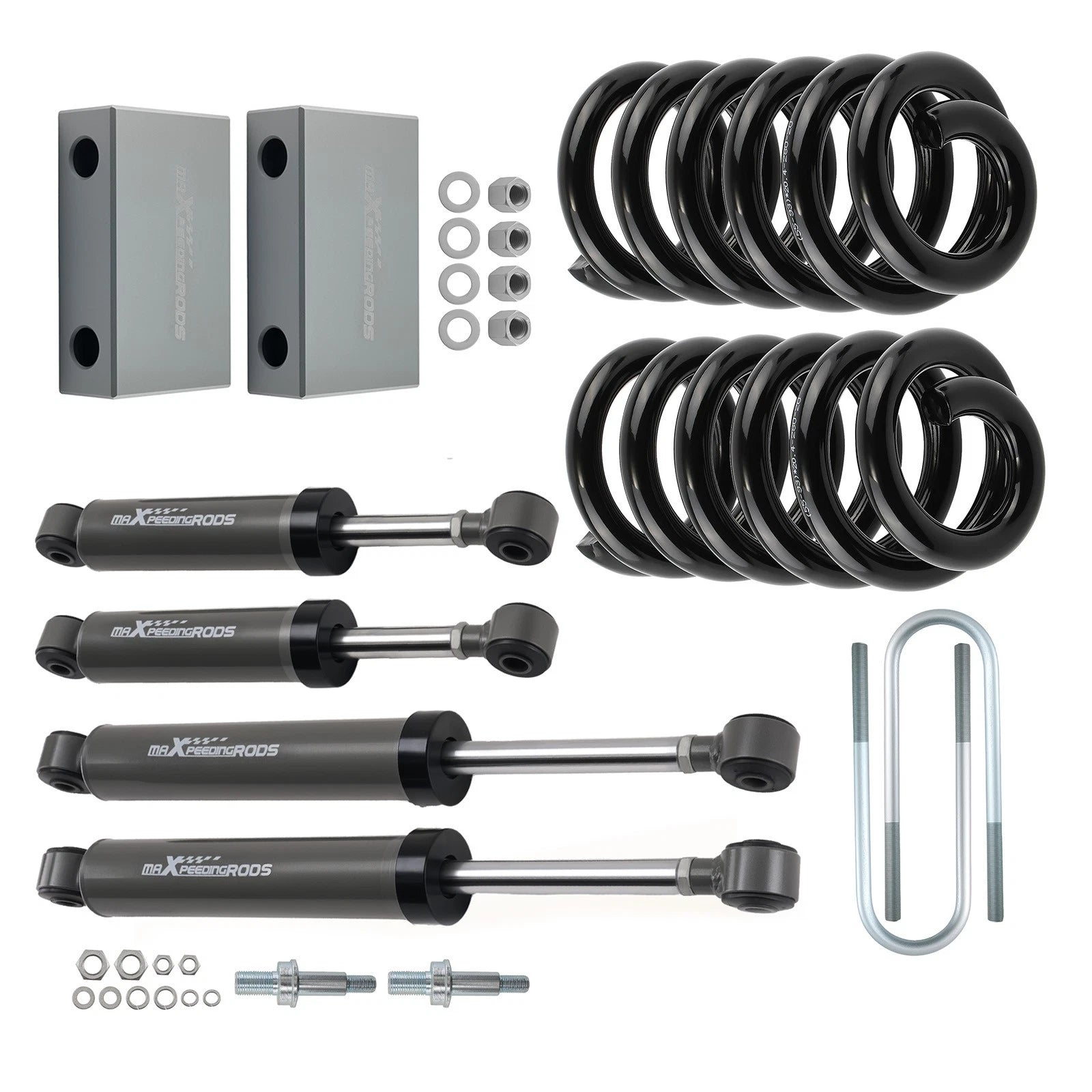 3" Front 4" Rear Lowering Kit for Chevy C10 GMC C1500 (1963–1972)
