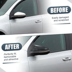 Pair Rearview Mirror Cover Overlay for Volkswagen Golf 6 (2009–2013)