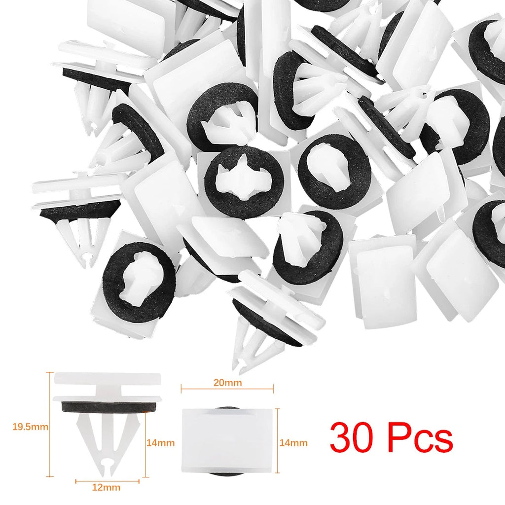 30x Plastic Rivet Fastener Clip for Ford Escape F-150 Mustang W716352S300