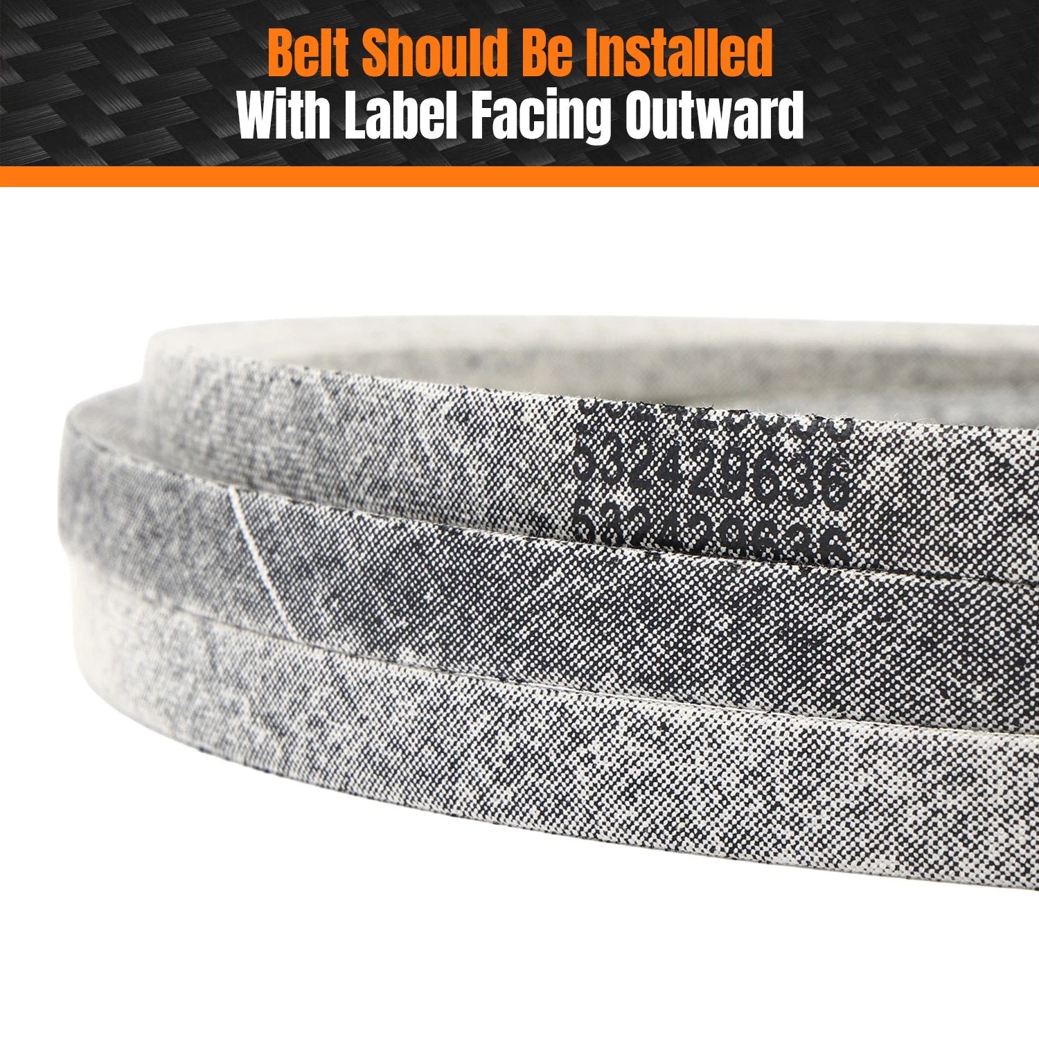 Deck Belt for Poulan Pro PP19A42 PP175G42 PB195H42LT PP185A42 (2019–2021)