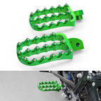 Anodized 360° Enlarged Foot Pegs for Kawasaki KLR650 (1987–2024)