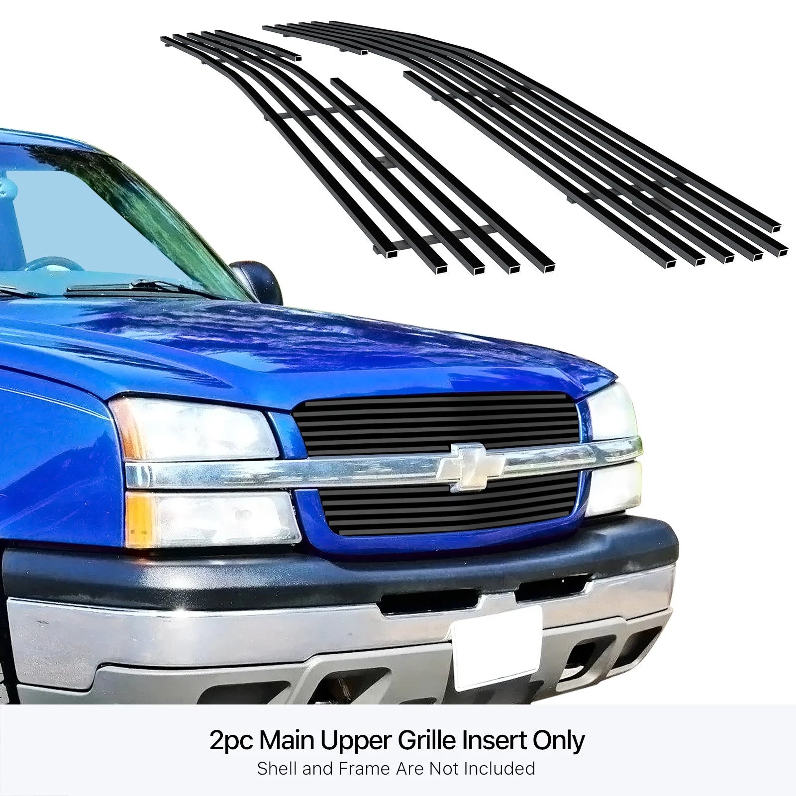 Black Billet Grille for Silverado 1500/Avalanche (2003-2005)