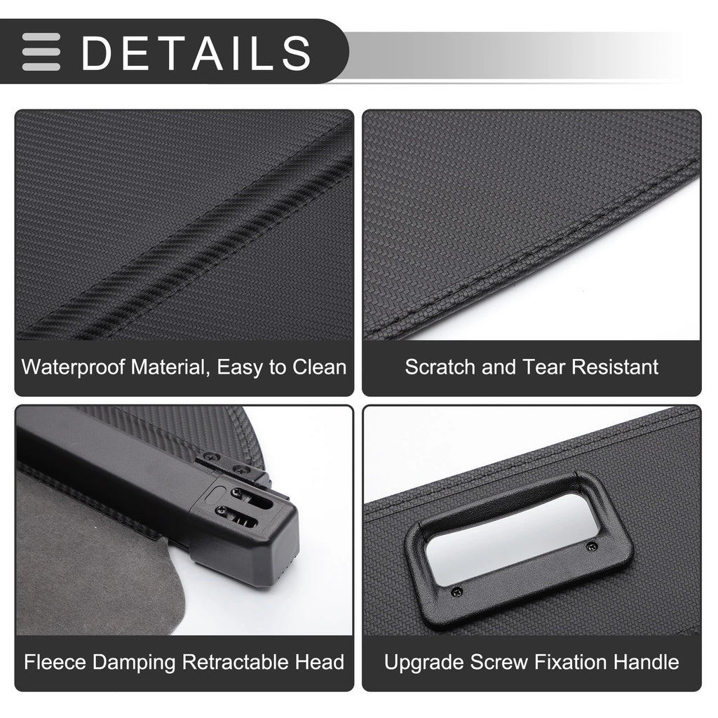 Retractable Cargo Cover for Subaru Forester (2013–2018) Black Carbon Fiber