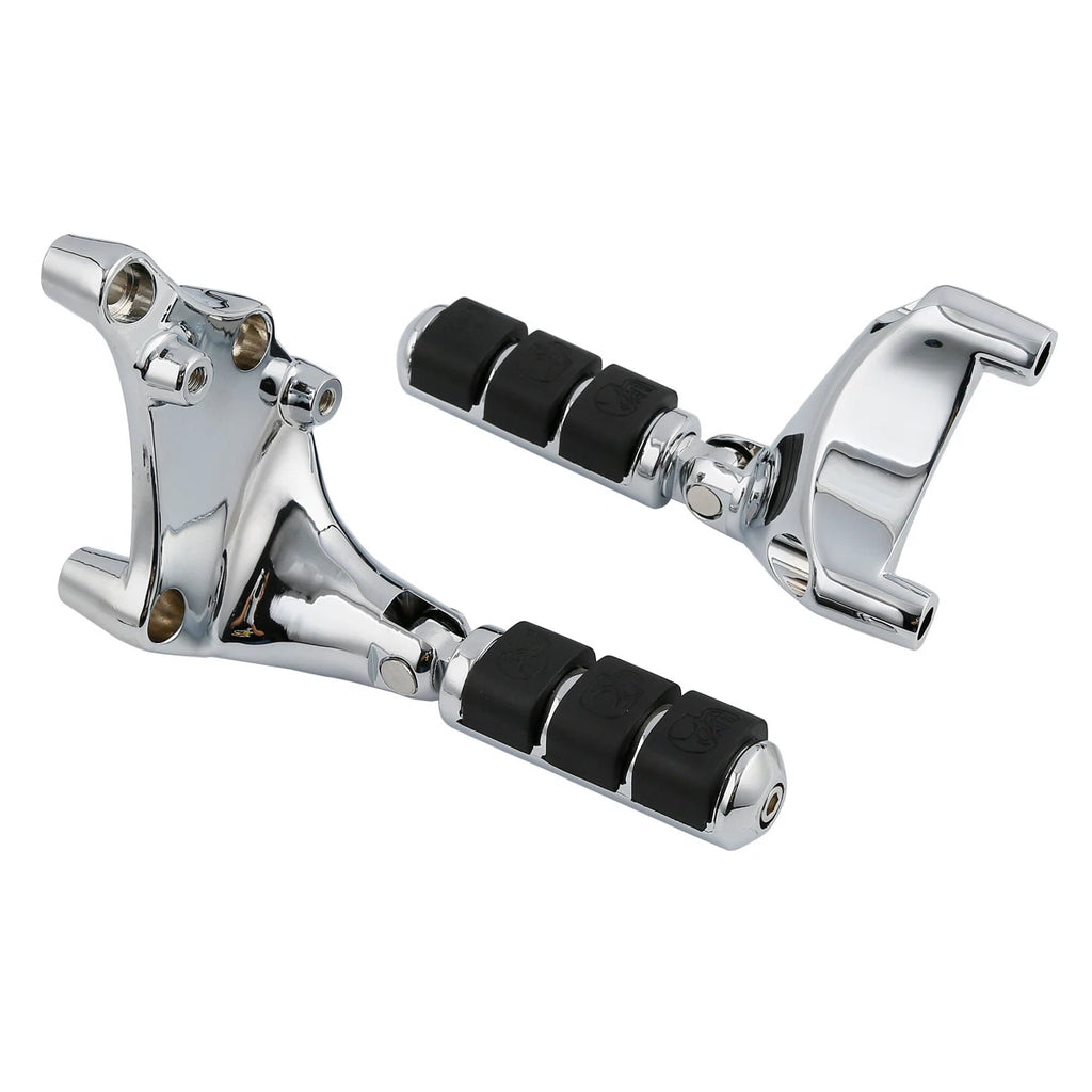 Chrome Passenger Footpeg Mount Bracket for Harley Sportster 883 1200 (2014–2022)