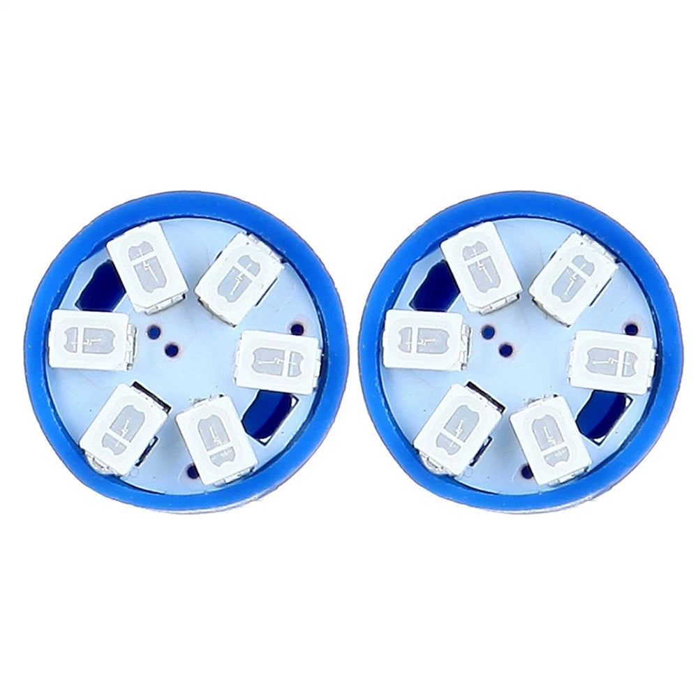 100pcs T10 194 168 Wedge 3020 6 SMD LED Bulbs for Instrument Cluster (N/A)