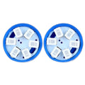 100pcs T10 194 168 Wedge 3020 6 SMD LED Bulbs for Instrument Cluster (N/A)
