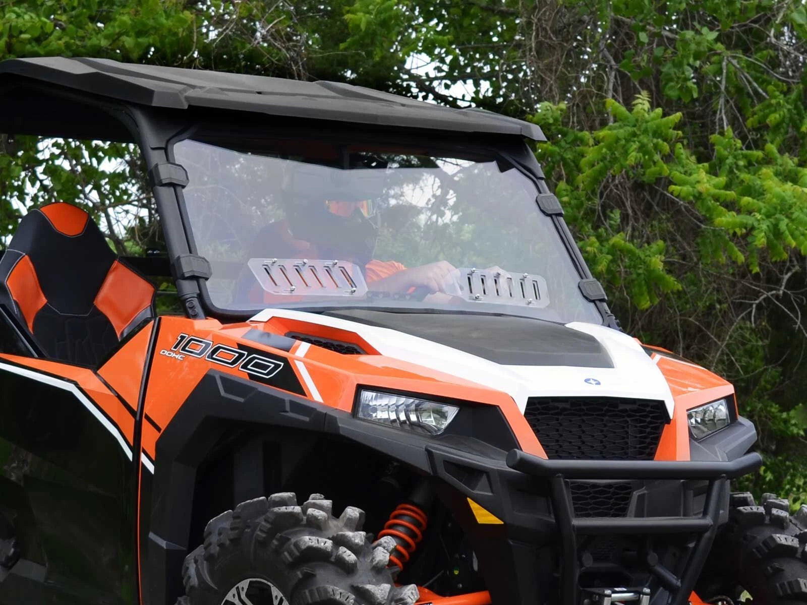 Scratch Resistant Vented Full Windshield for Polaris General 1000 (2016–2023)
