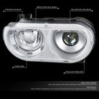 Left Side Projector HID Xenon Headlight for Dodge Challenger (2008–2014)