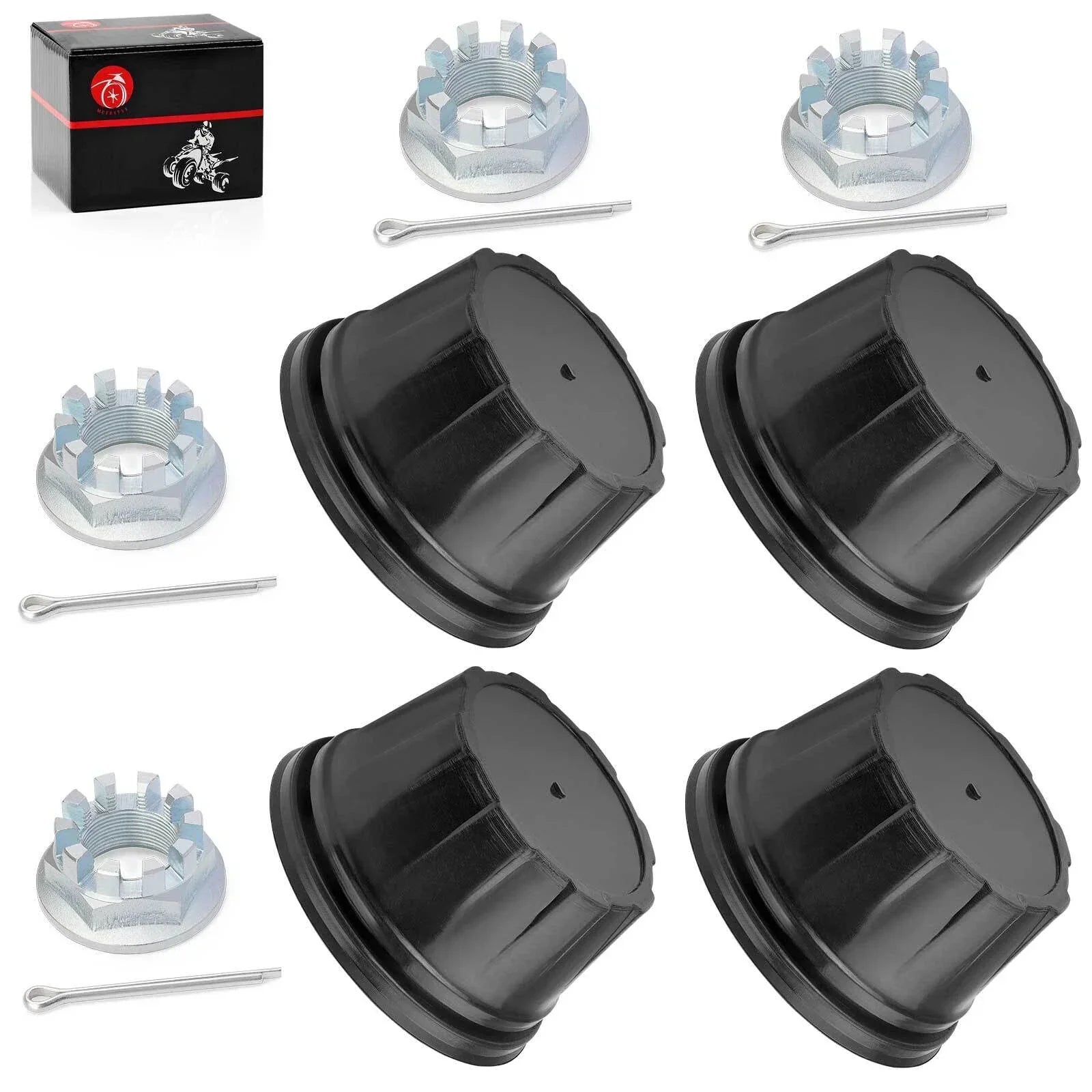 4x Wheel Center Cap W/Nut Kit for Honda Rancher Rubicon