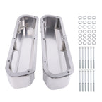 Fabricated Aluminum Covers for Ford 260-351W V8 (Polished, w/ Mounting Hardware)