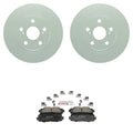 Bosch Front Quietcast Rotors & Ceramic Disc Brake Pad Kit for Prius (2010–2015)