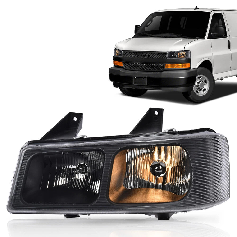 Left Driver Side Headlight for Chevrolet Express GMC Savana (2003–2023)