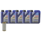 5L Liqui Moly Leichtlauf 5W40 Engine Oil Change Kit for Audi A6 Quattro (2005–2011)
