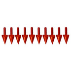10Pcs Red Windshield Screws & 5MM Bolts for Motorcycle