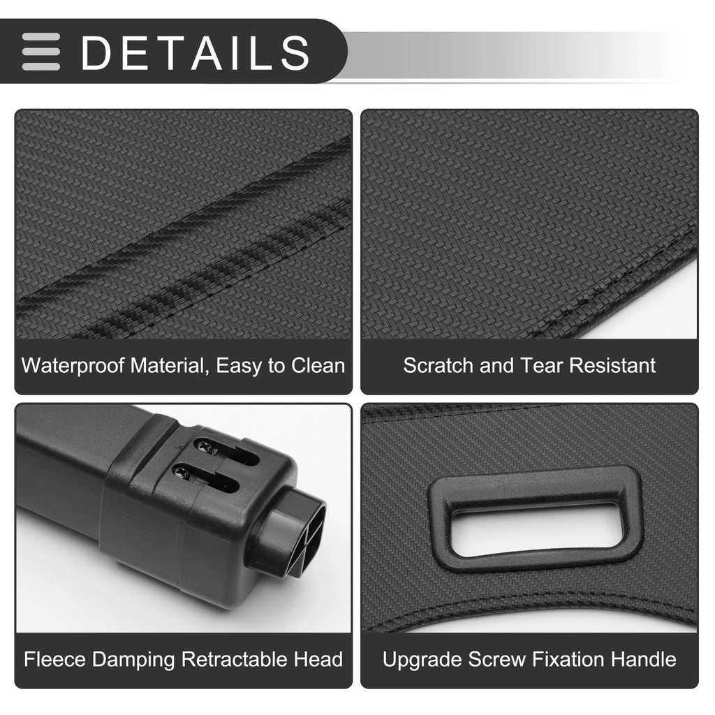 Retractable Cargo Cover for Chevrolet Blazer (2019–2024) Black Carbon Fiber