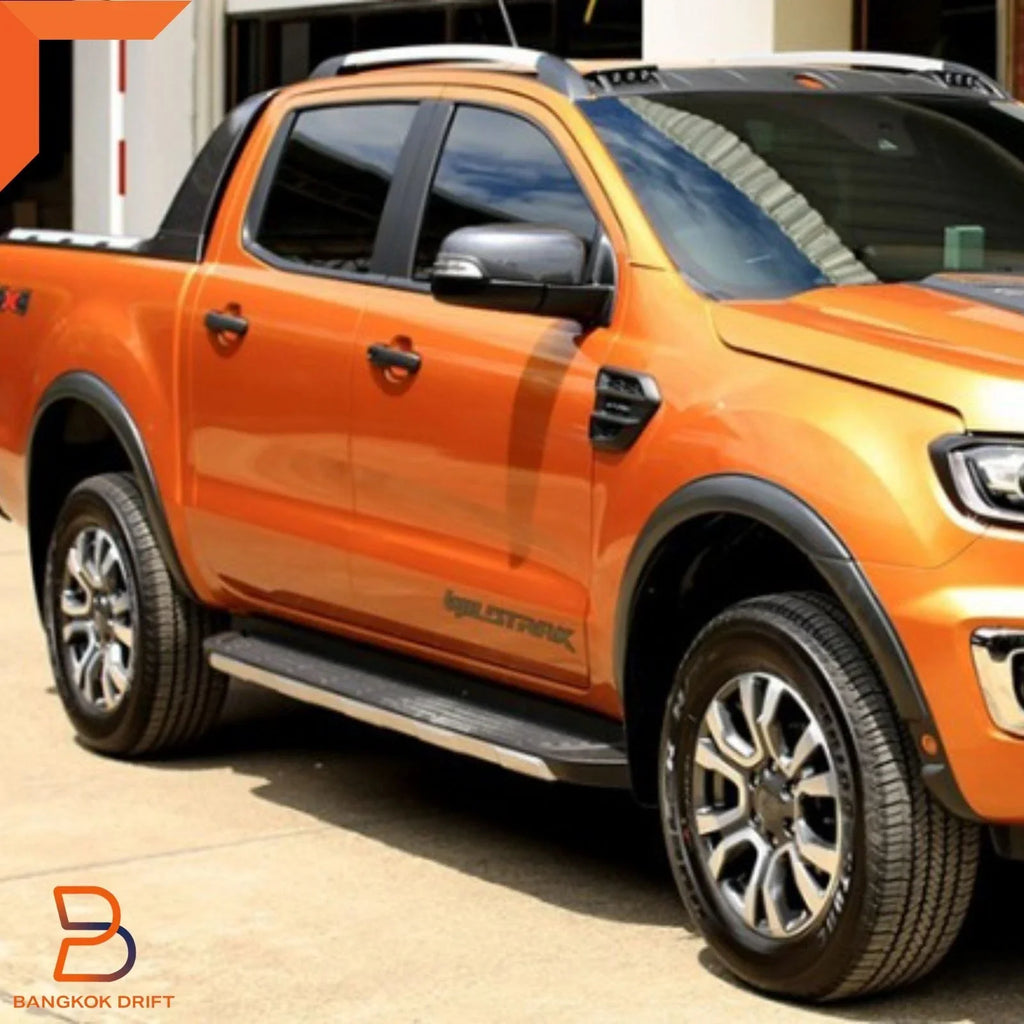 3" Slim Matte Black Fender Flares for Ford Ranger Pickup (2018-2022)