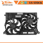 Dual Radiator Condenser Cooling Fan for Lincoln Continental (2017–2020)