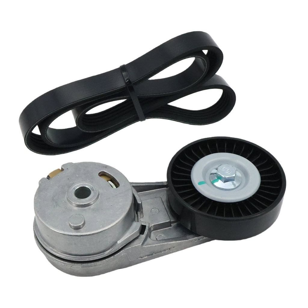 2X Serpentine Belt & Tensioner Assembly for Chevy Cobalt HHR Pontiac G5 Saturn (2005–2010)