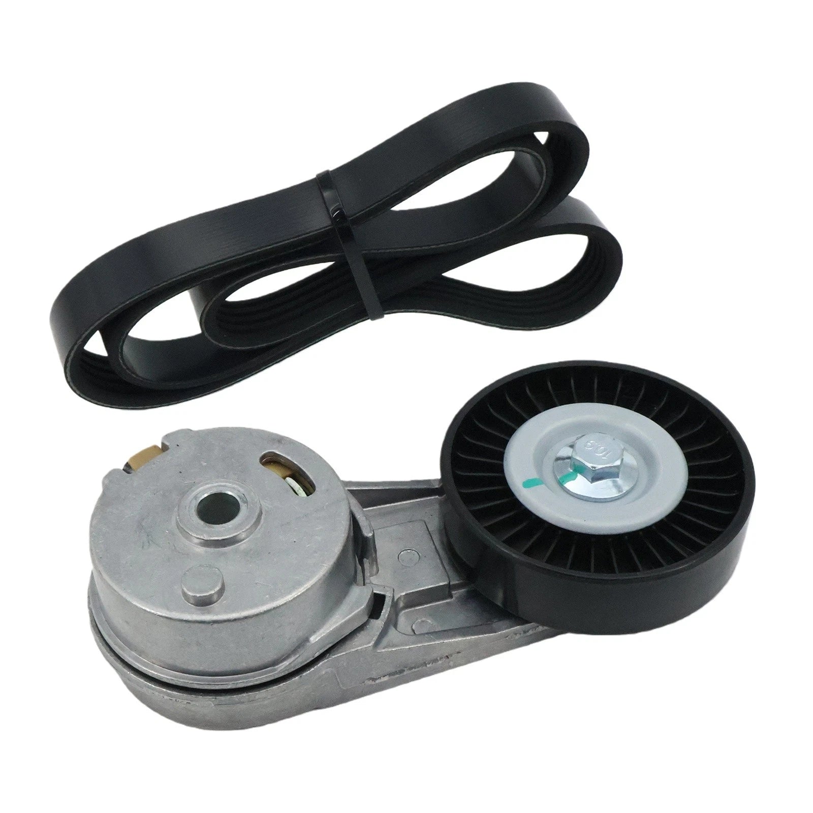 2X Serpentine Belt & Tensioner Assembly for Chevy Cobalt HHR Pontiac G5 Saturn (2005–2010)