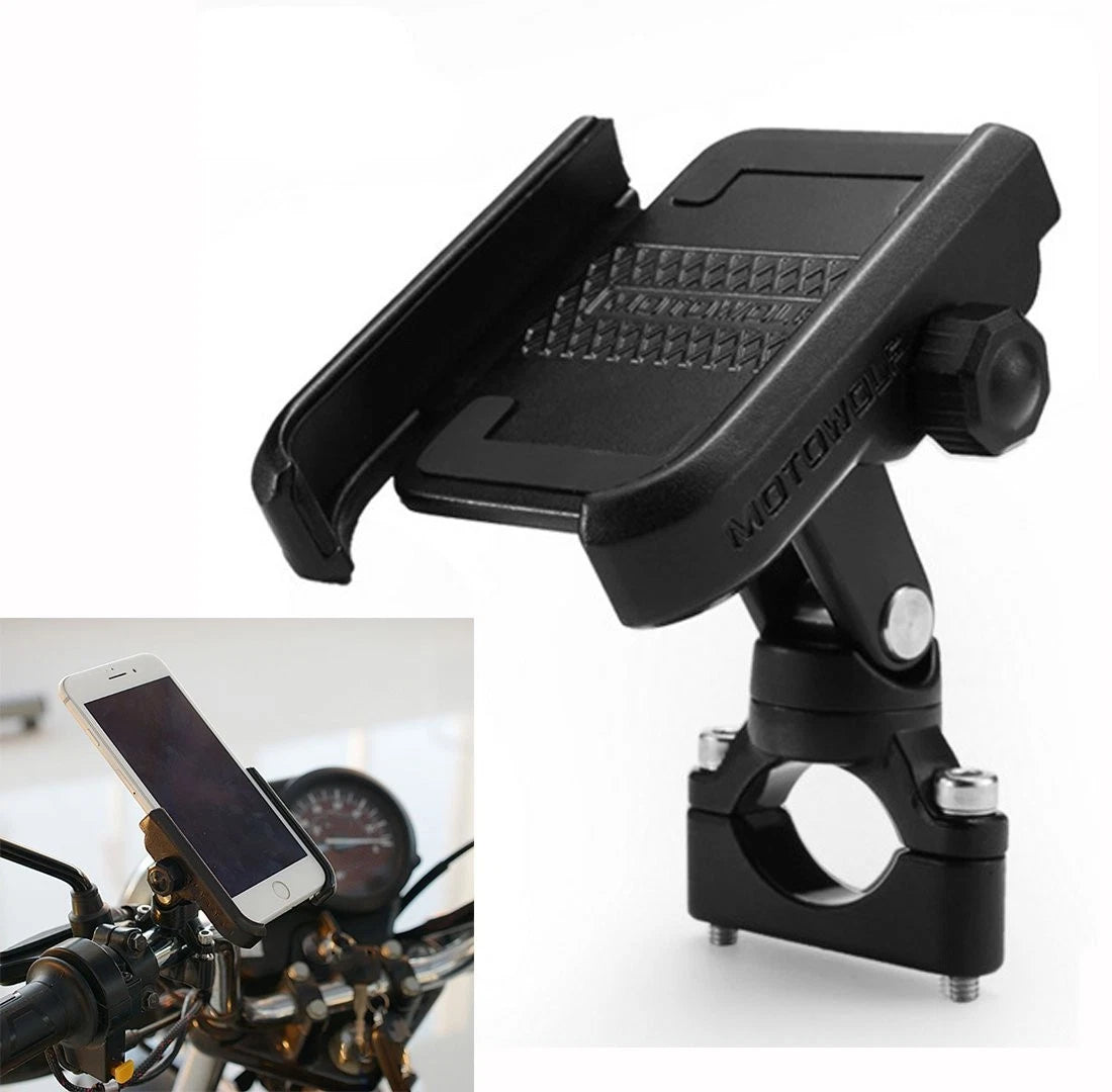 Handlebar Mount for Motorcycle Bike Bicycle (GPS Cell Phone)