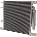 A/C Condenser for Nissan Versa (2012–2019) with Receiver Drier Aluminum