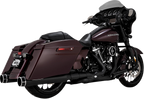 Torquer Slip-On Mufflers for Vance & Hines (4-1/2", Machine Cut, 46676)