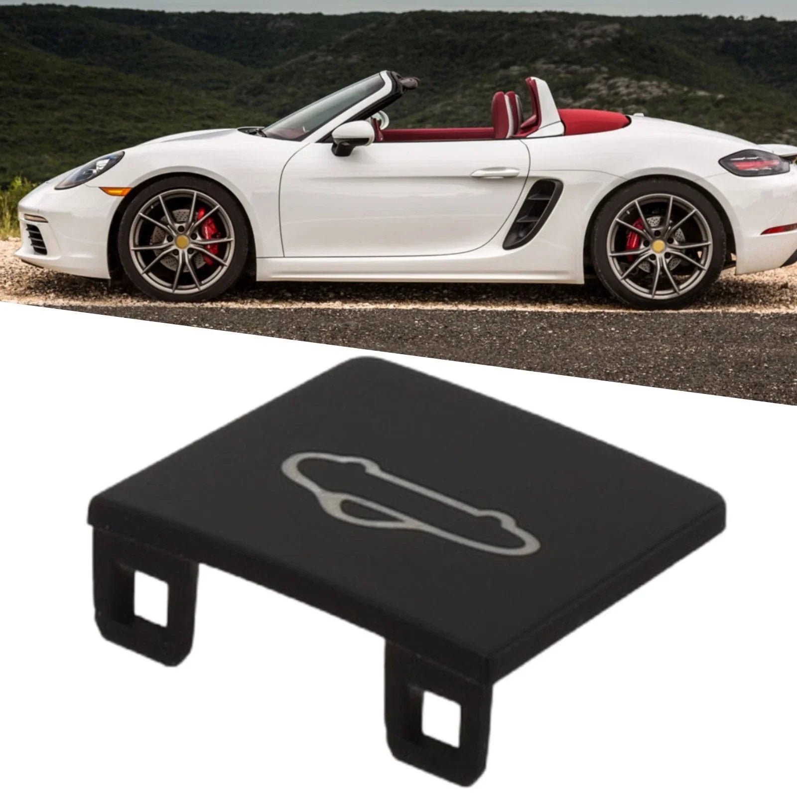 Lid Close Control Switch Button Cap for Boxster Spyder