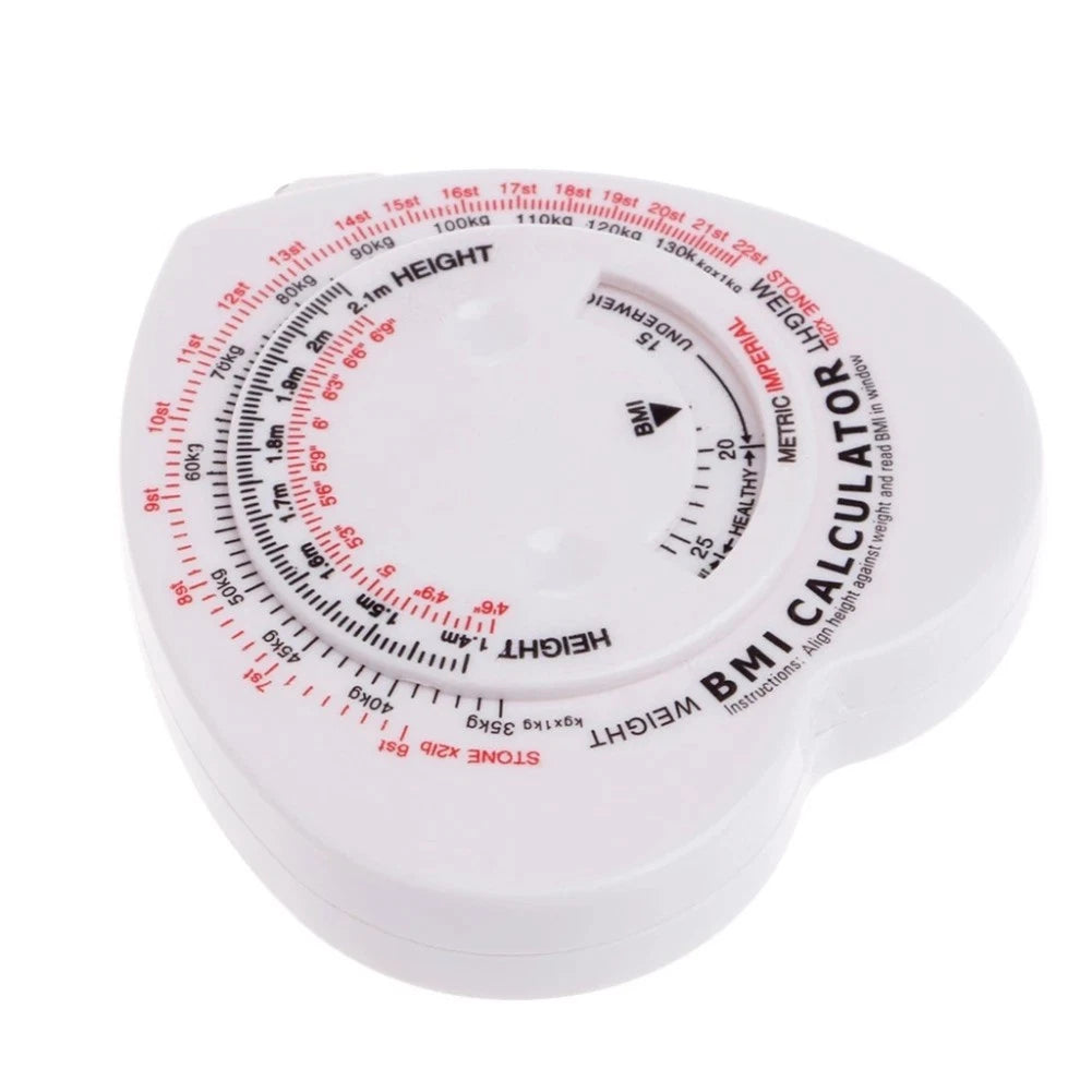 1.5m Body Mass Index Tape Measure Tool for Health Tracking