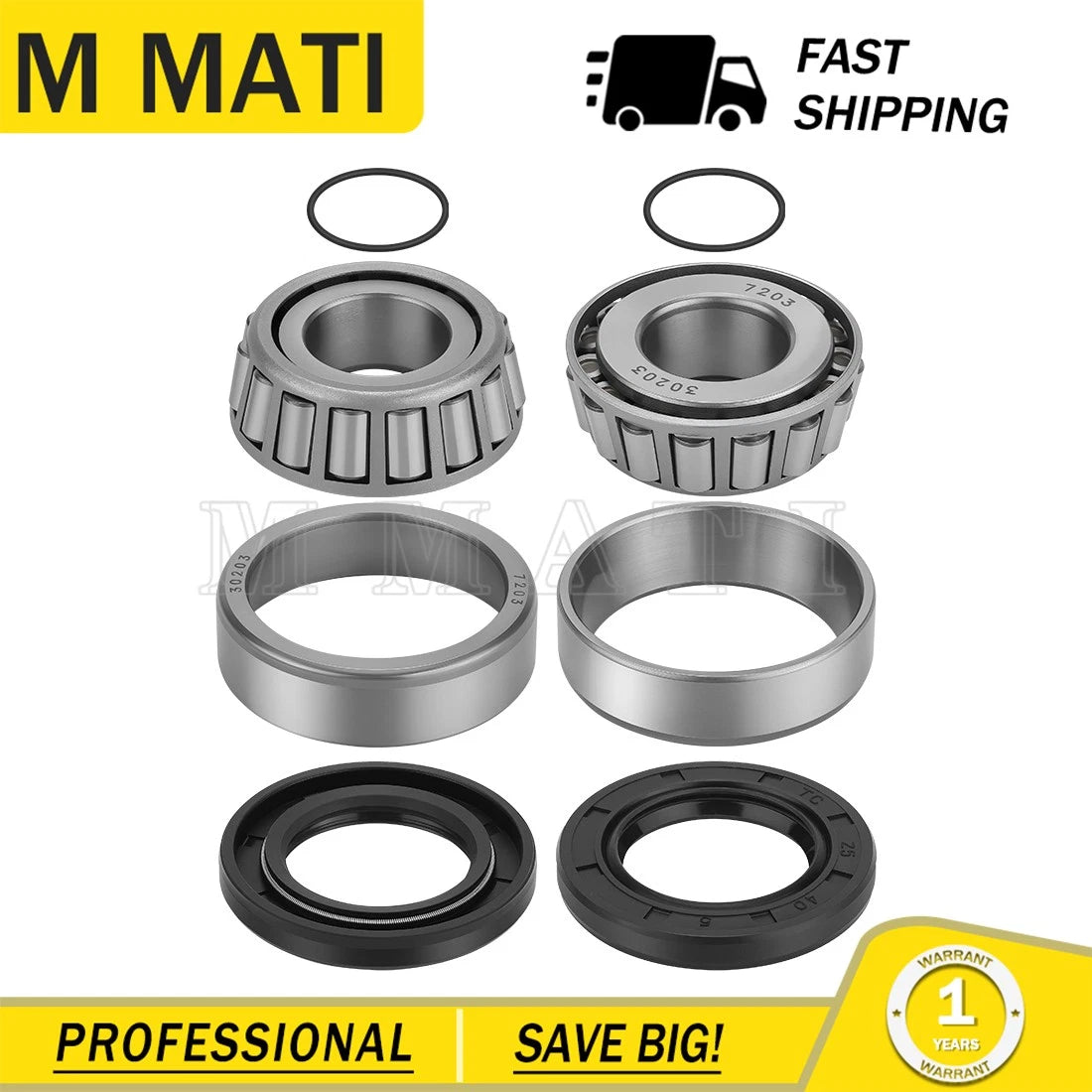 Swing Arm Bearing Seal for Yamaha Virago 700 750 1000 1100 V-Max 1200 V-Star 650 (1981–2009)