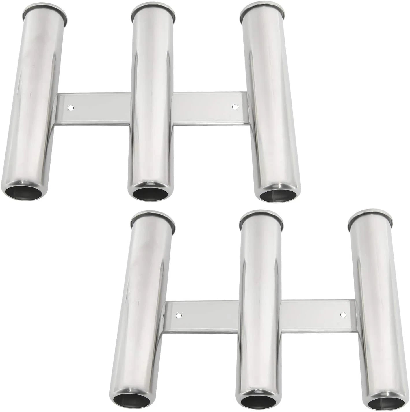 2 Pack Fishing Rod Holder for Yacht Kayak (Stainless Steel)