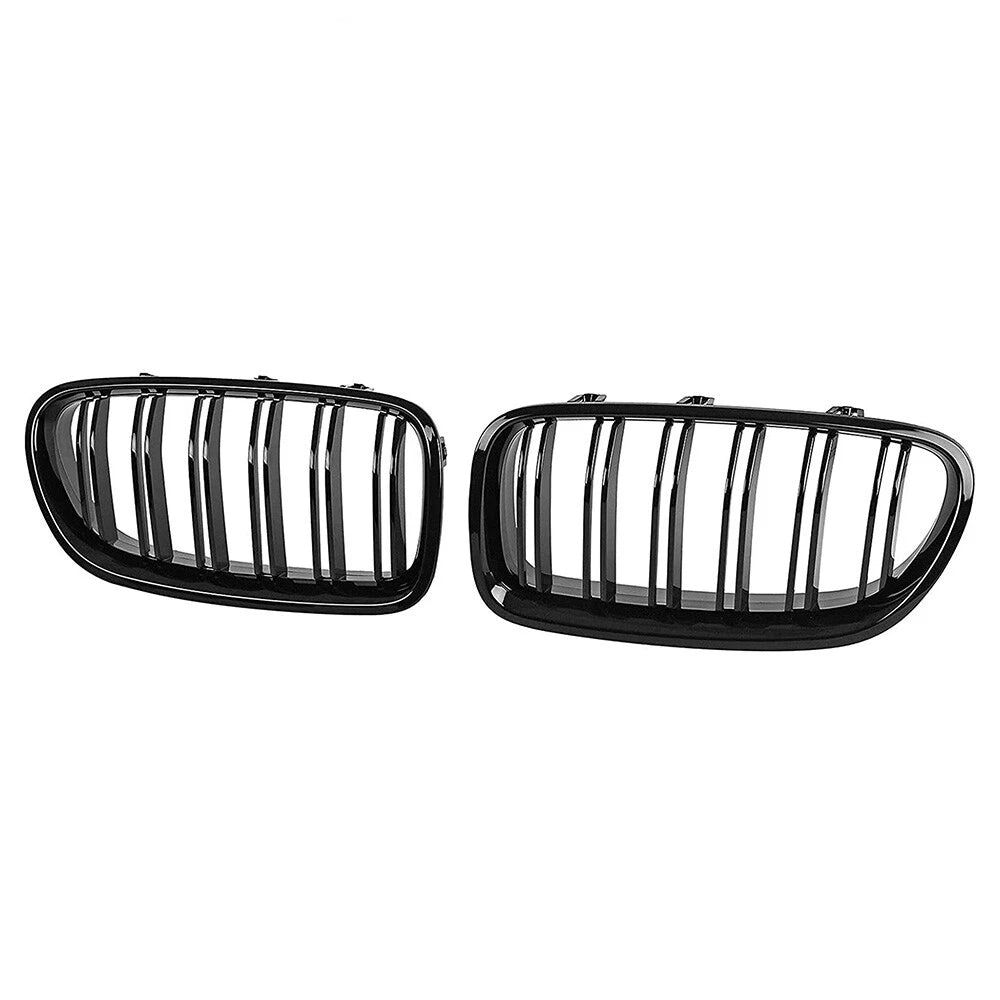 Bumper Bar Grille for BMW 5 Series F10 F11 (2010–2017) Gloss Black