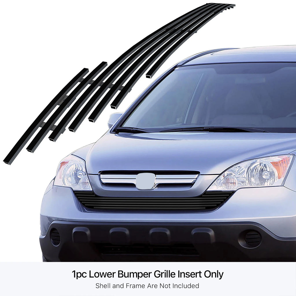 Stainless Steel Black Billet Grille Insert for Honda CR-V (2007-2009)