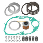 Clutch Friction & Steel Plates w/Gasket for Yamaha XVS650 V-Star 650 (1998–2016)