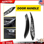 2X Carbon Fiber Door Pull Handle Cover Trim for BMW 3 Series F30 F31 (2013–2018)