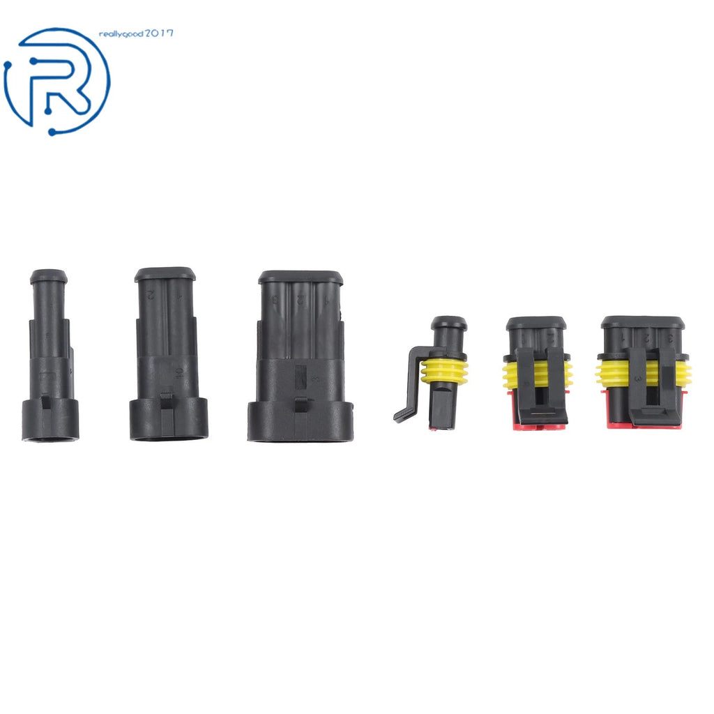 800Pcs Electrical Wire Connectors Plug Kit with Tool (1/2/3/4/5/6 Pin)