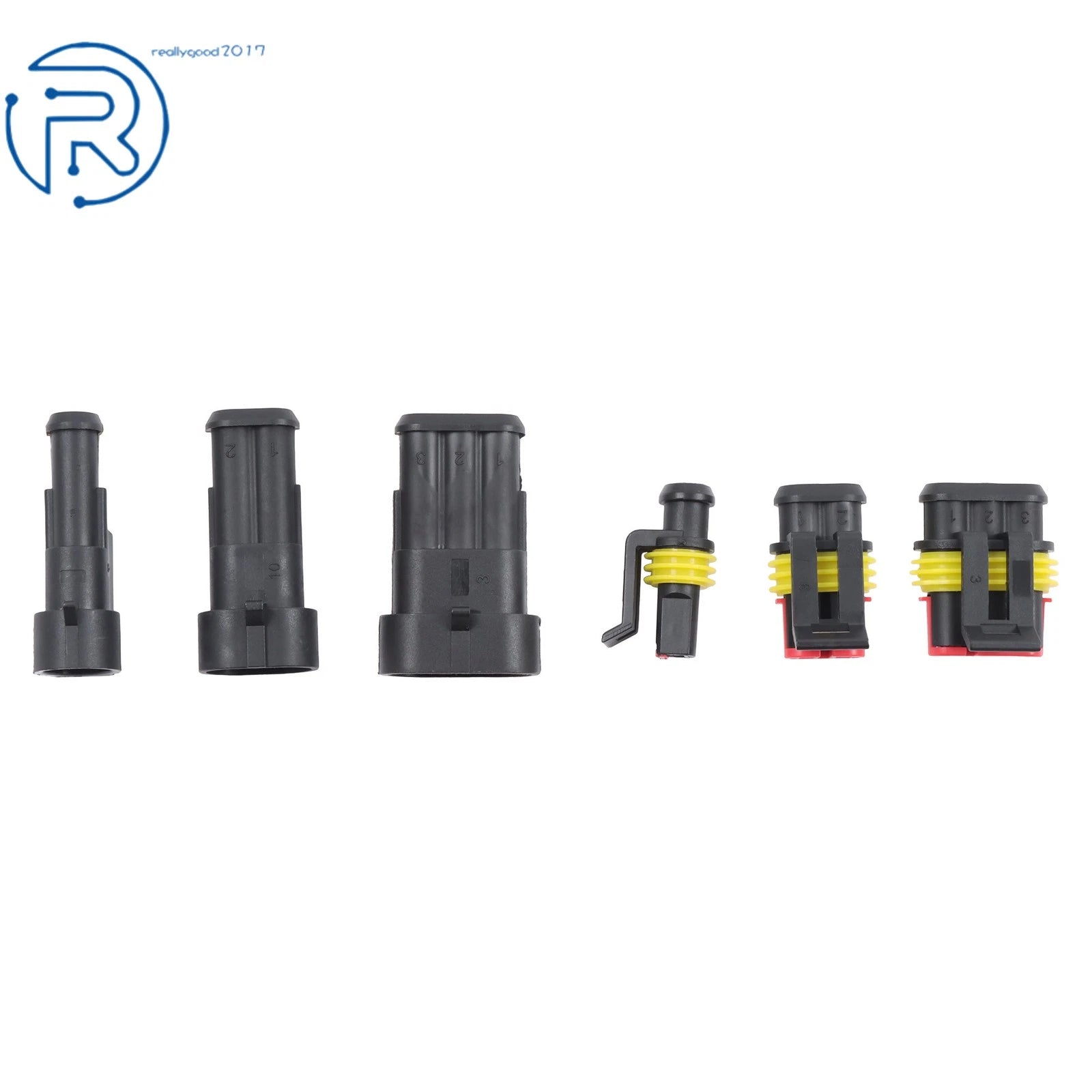 800Pcs Electrical Wire Connectors Plug Kit with Tool (1/2/3/4/5/6 Pin)