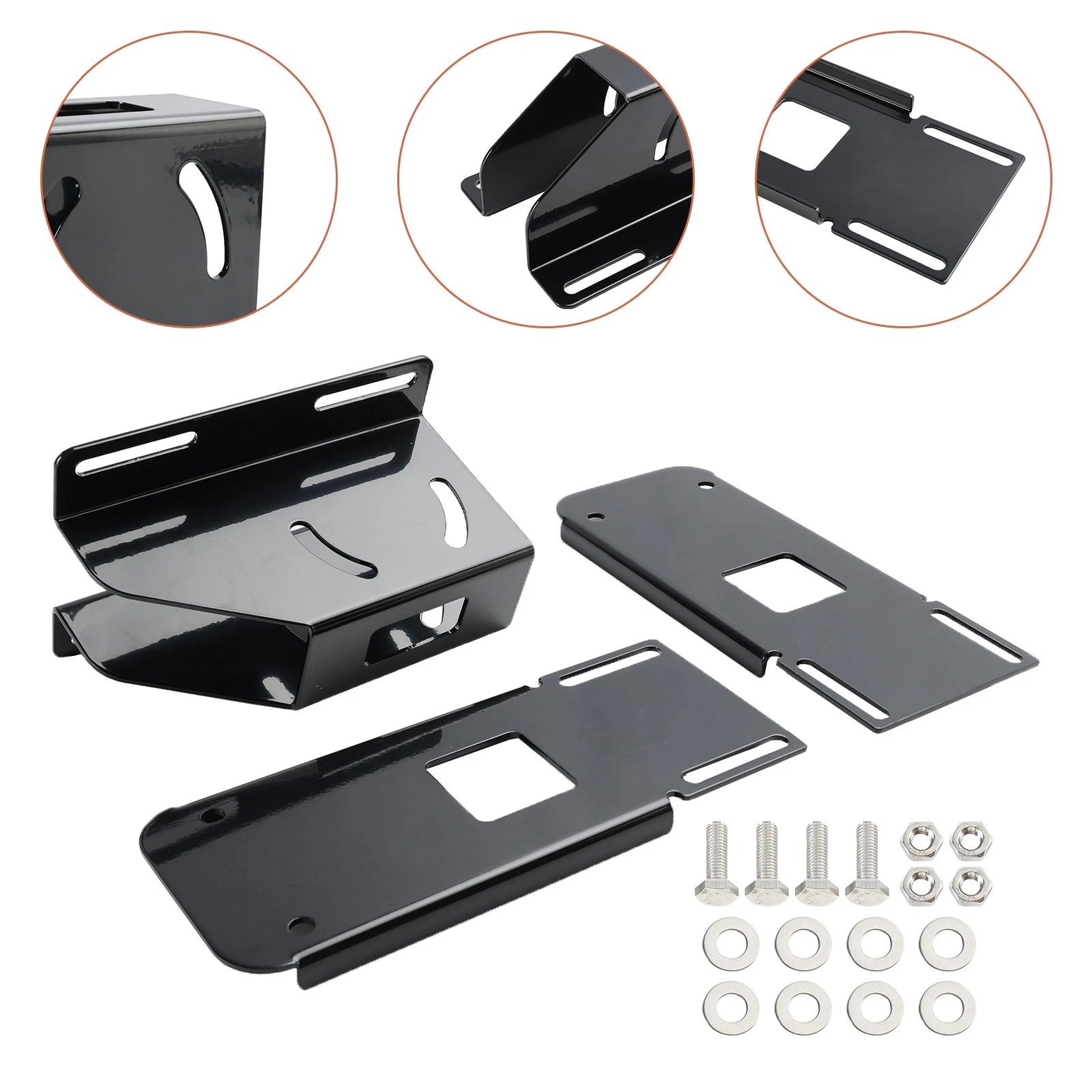Adjustable Fairing Mount Brackets Kit for Touring Road Glide (2004–2018)